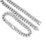 Sourcing 417€ Chaine Cuban 18 inch Acier inoxydable 10 mm x 50 pcs | 8.34€ piece