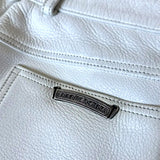 CHROME HEARTS pantalon cuir blanc budget 3830.44€